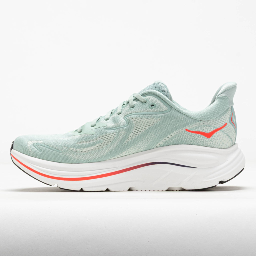 Hoka Clifton 10 Men's  - SAGE / NEON FLAME