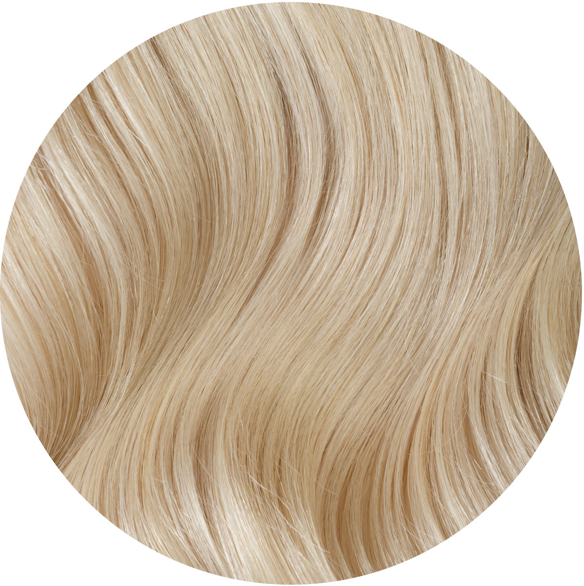 #60 Whitest Ash Blonde Classic Clip In Hair Extensions 9pcs