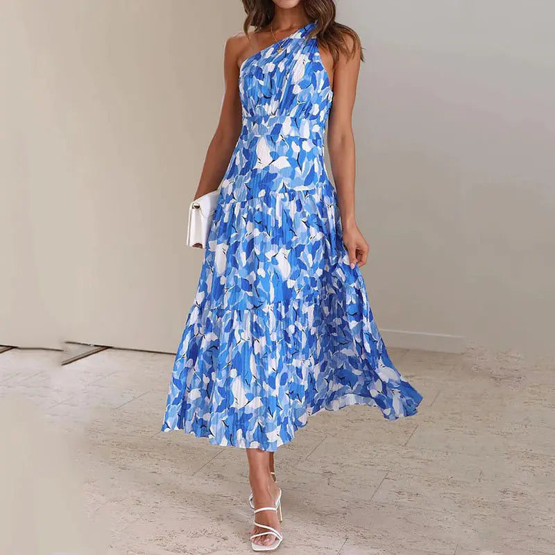 2026 Fashionable Summer Print Maxi Dress for Women