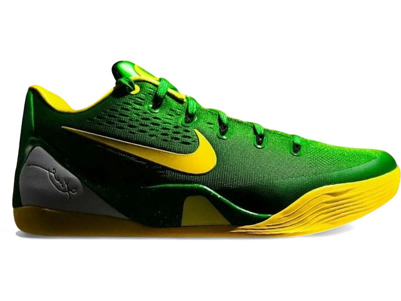 Nike Kobe 9 EM Low Protro Oregon Ducks PE Apple Green