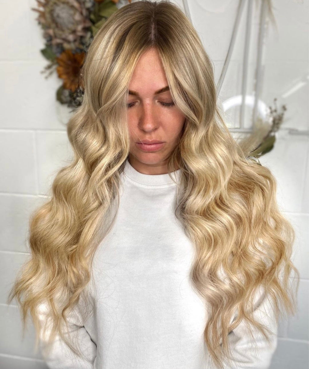 #Toffee Cream Balayage Classic Clip In Hair Extensions 9pcs