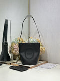 Dior 2026 Medaillon Bucket Bag Suede and Leather 159057