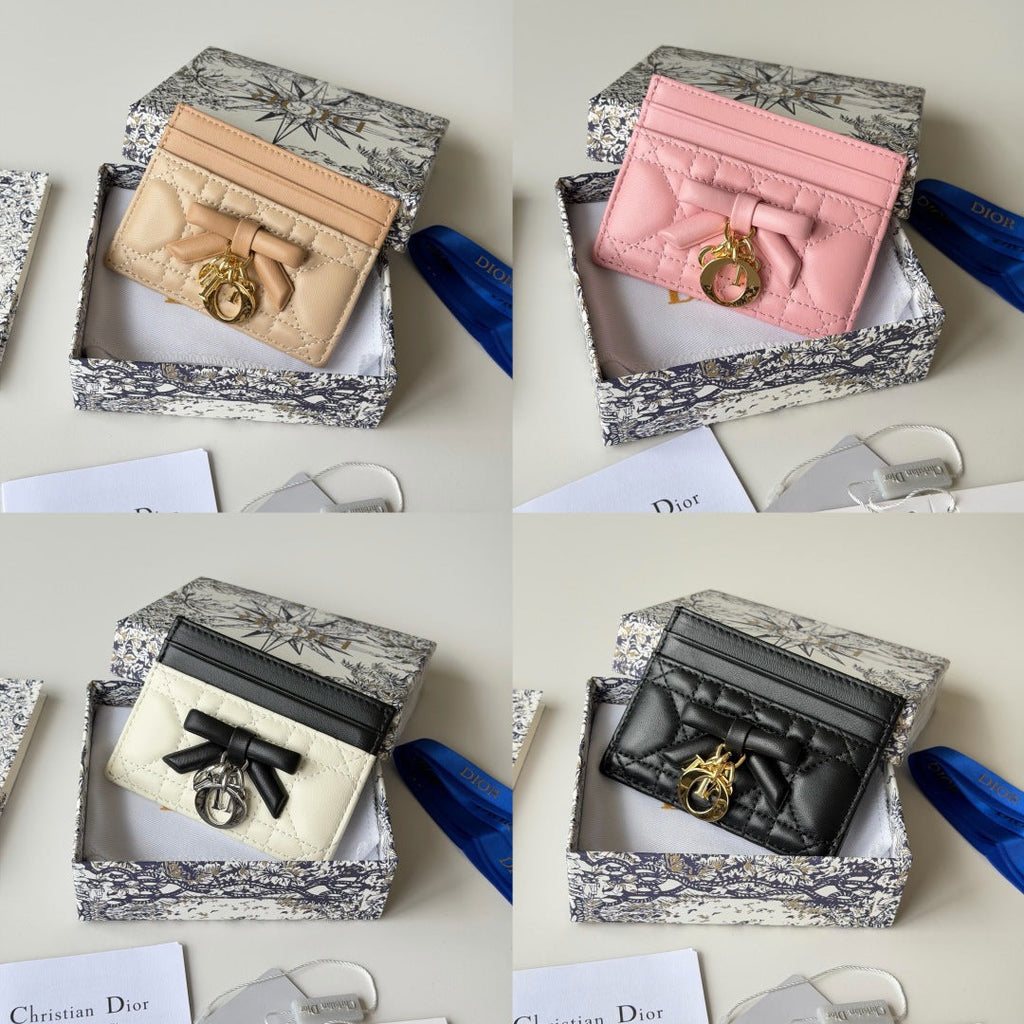 Dior 2026 Freesia Wallet and Card Holder Lambskin 156789