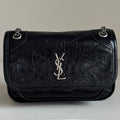 YSL 2026 Saint Laurent Niki Baby Bag 18cm Black Calfskin