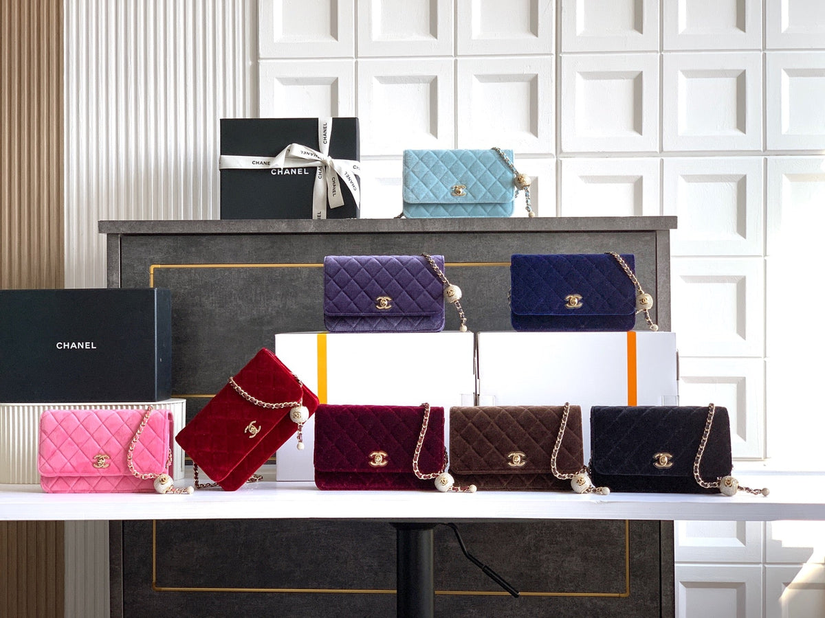 Chanel 2026 WOC Bag 20cm Velvet Leather 331109